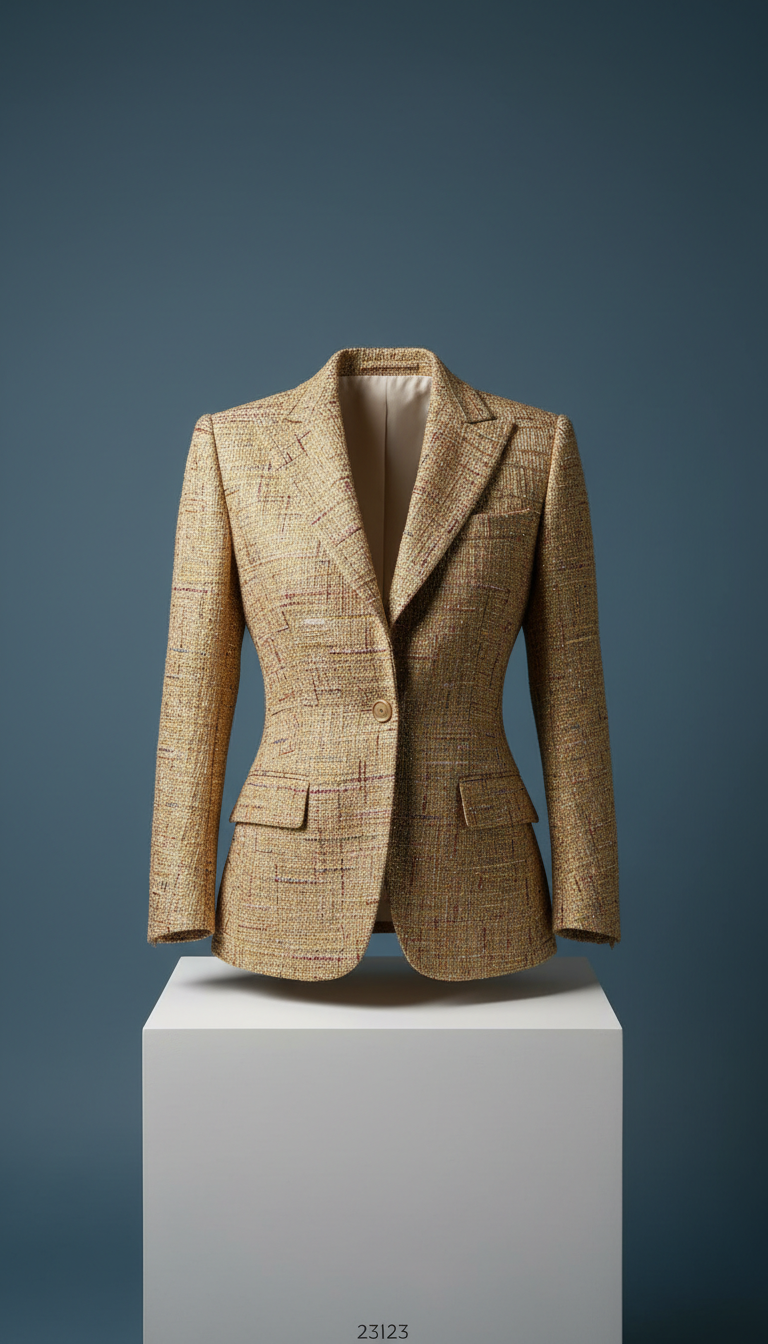 Gilded Gold Hand-Finished Blazer